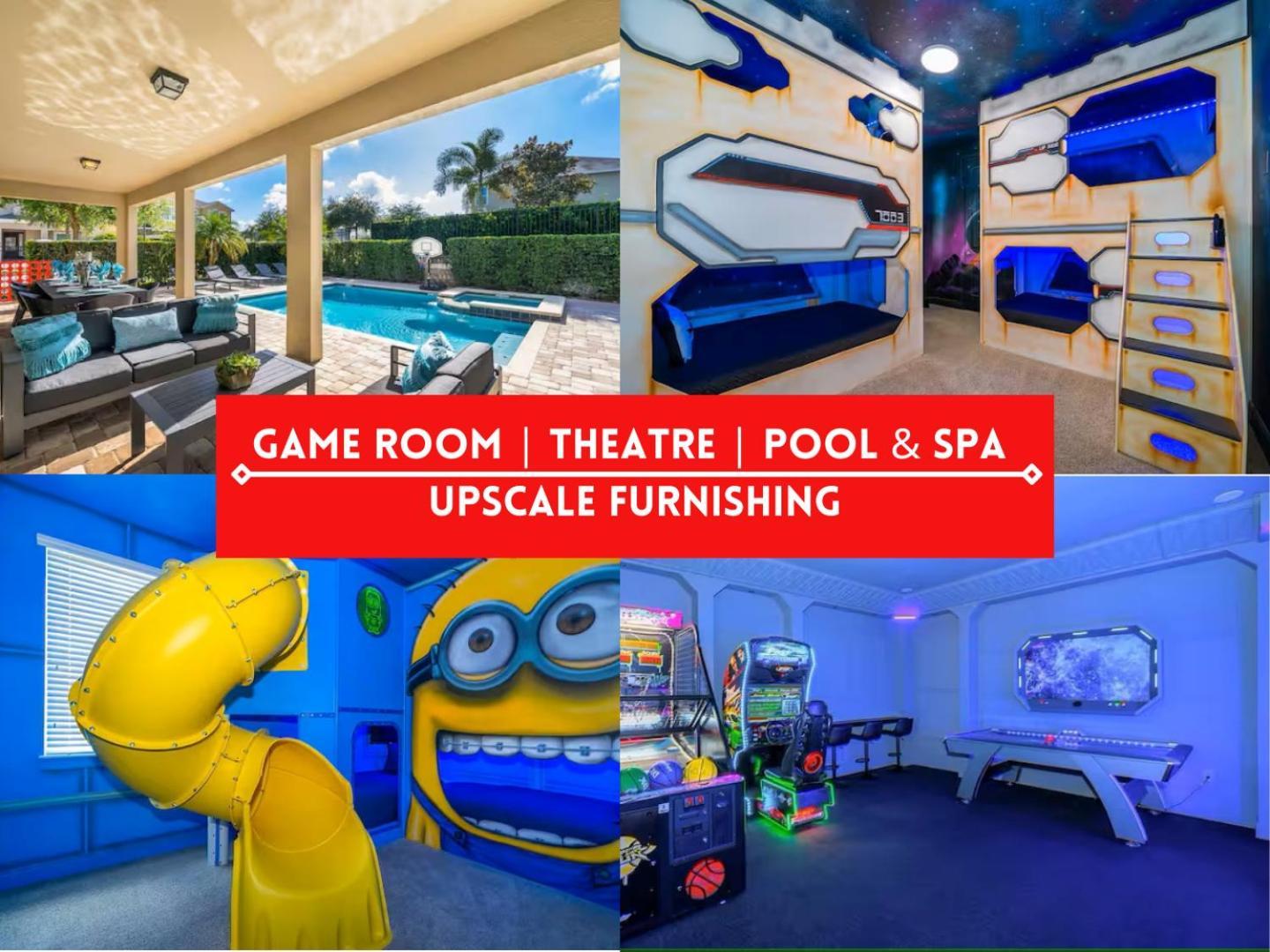Epic Family Fun! Games & Theme Room, Pool - Encore Resort, Near Disney أورلاندو المظهر الخارجي الصورة